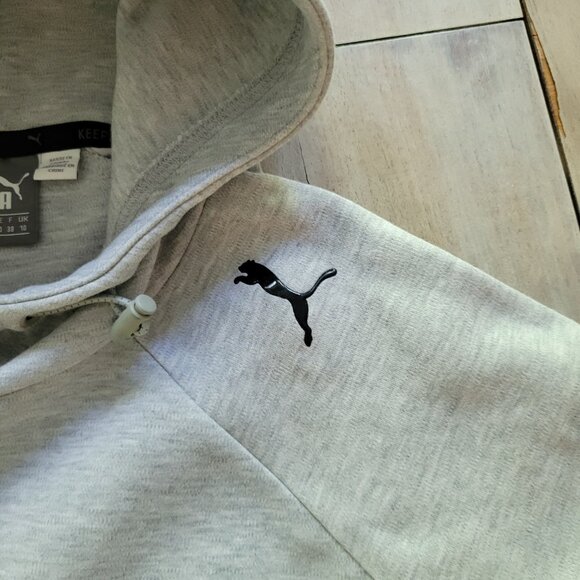 Puma SE Hoodie Sweatshirt Activewear Women's Size S/P Gray - Picture 5 of 10